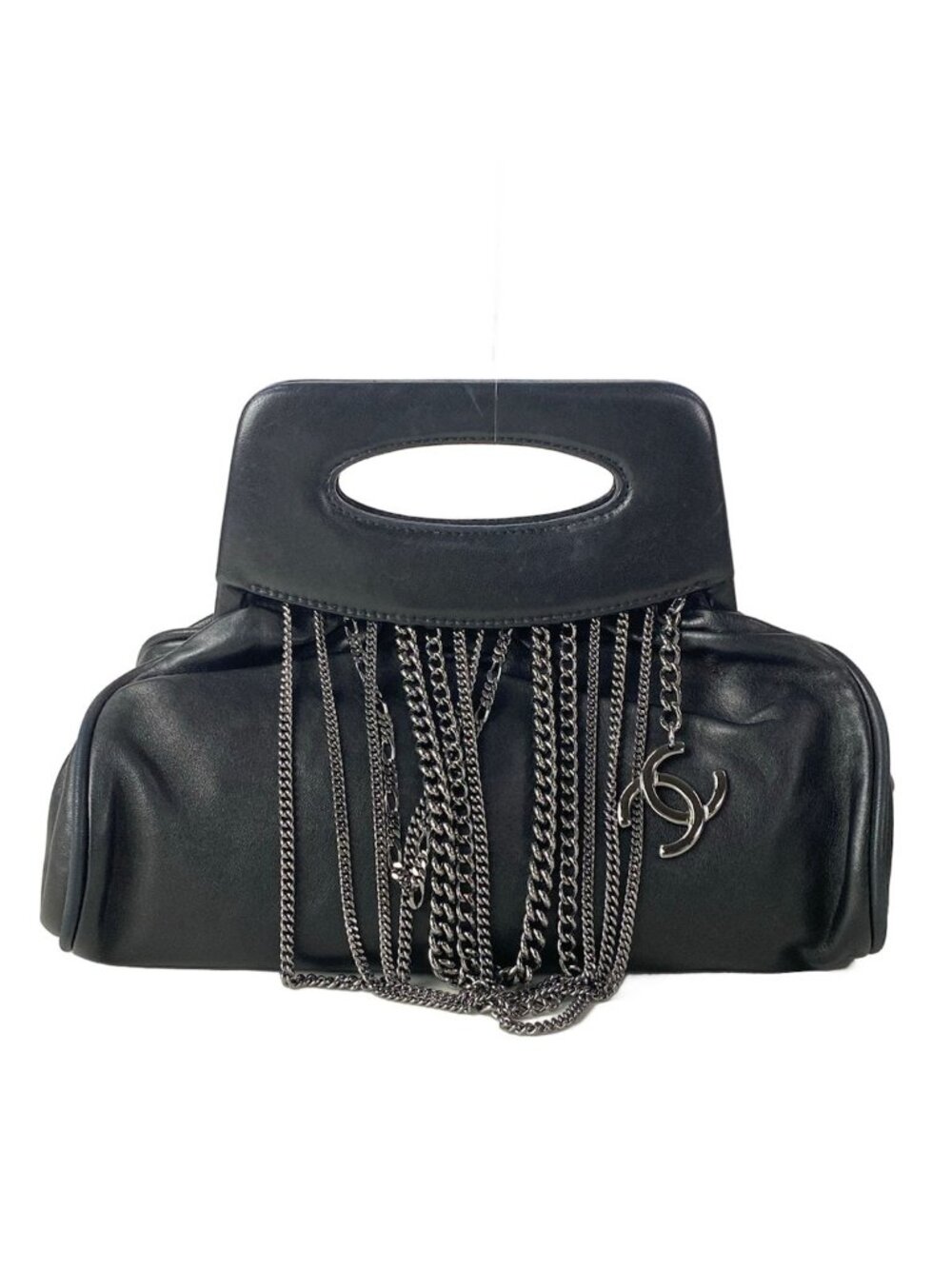 Chanel Handbag Black Lambskin